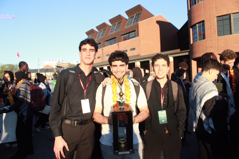 Boys team with trophy